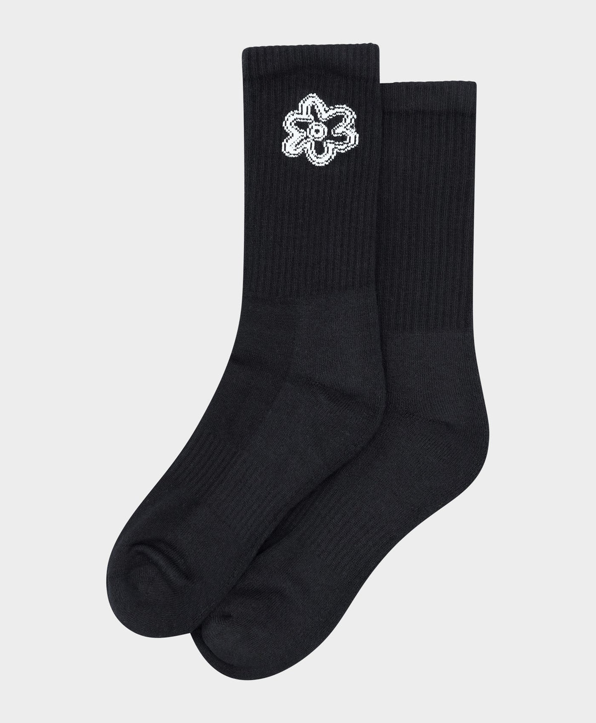 Flower Socks Black