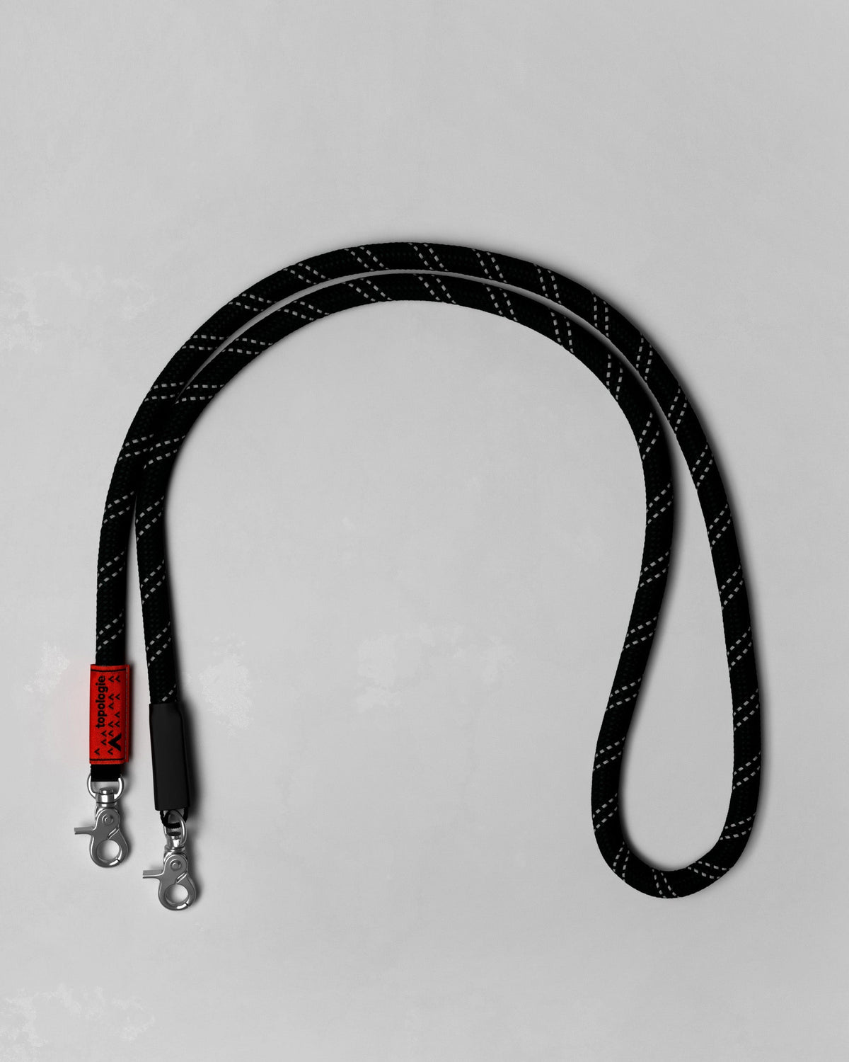 10mm Rope Black Reflective