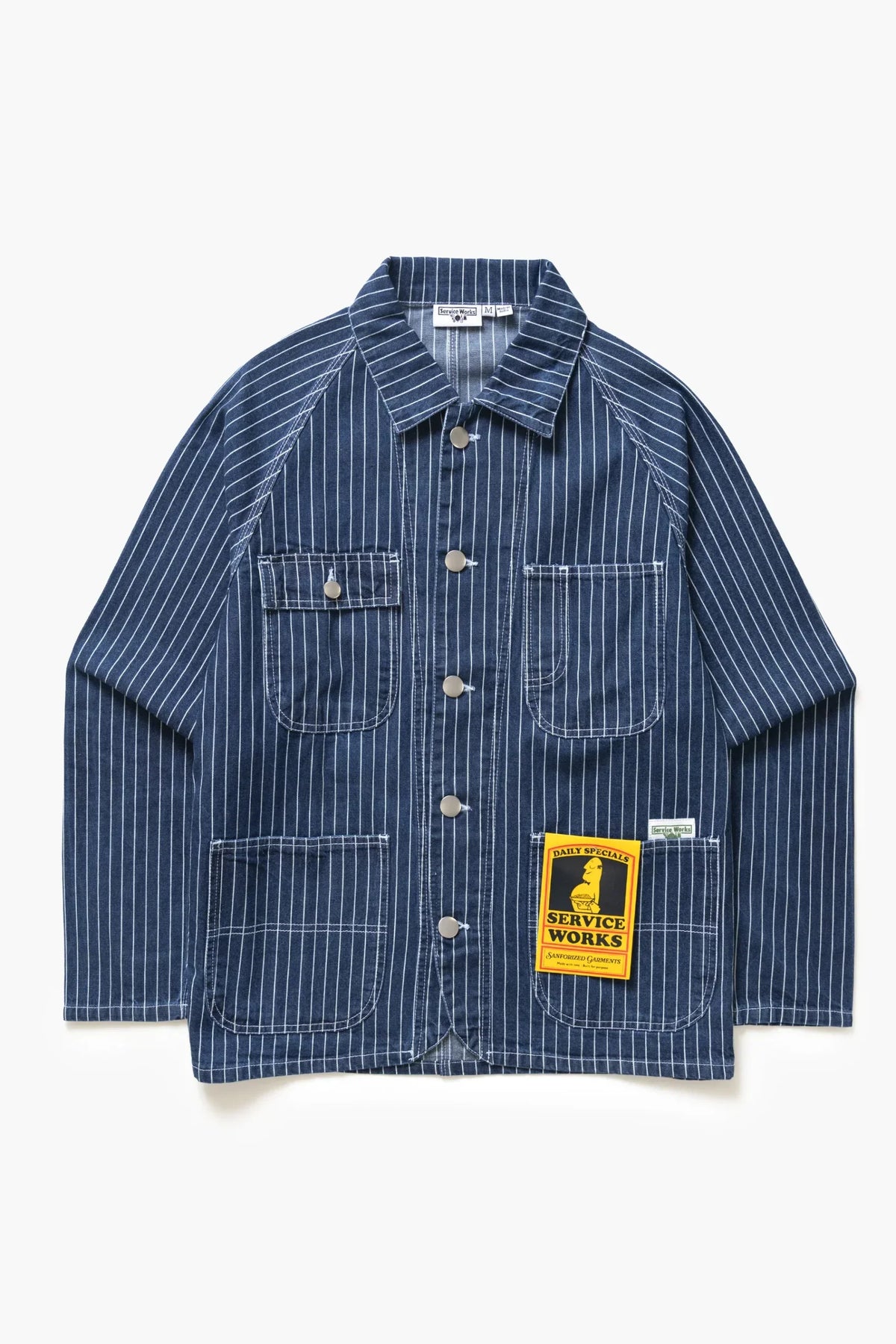 Pinstripe Denim Coverall 2.0 – Indigo