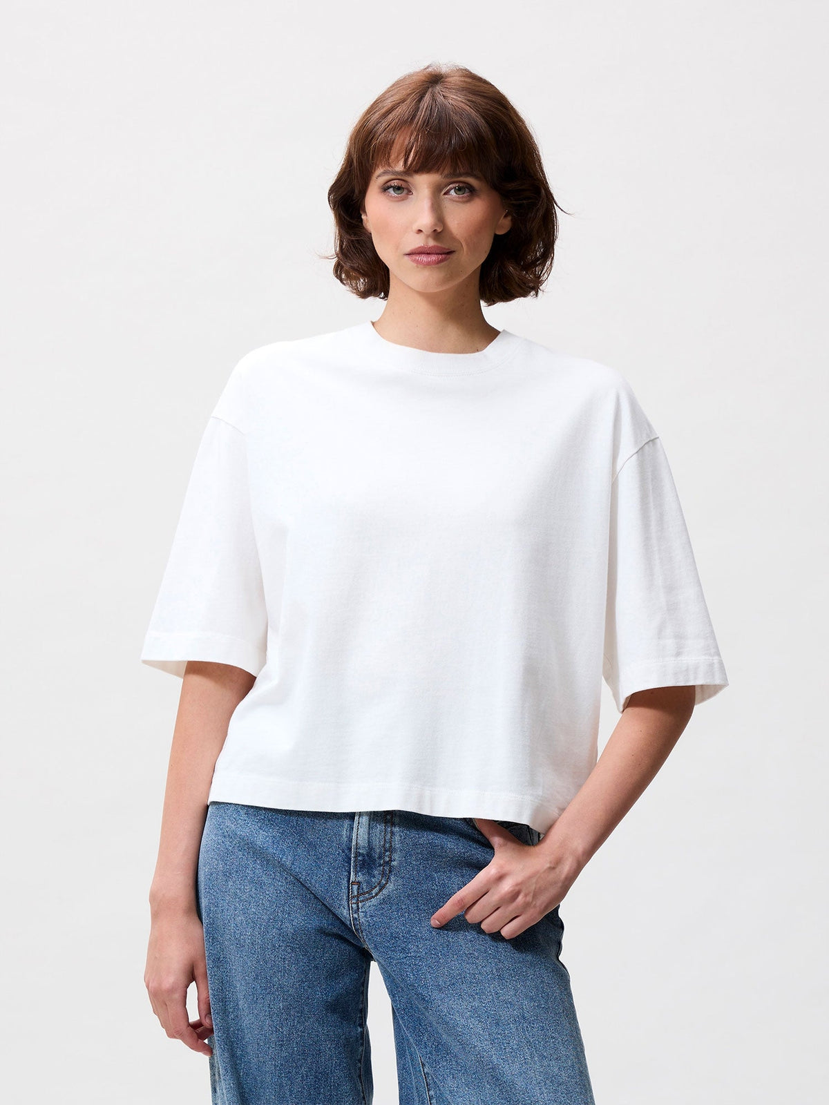 Catwalk Junkie Loose Fit Tee Off White