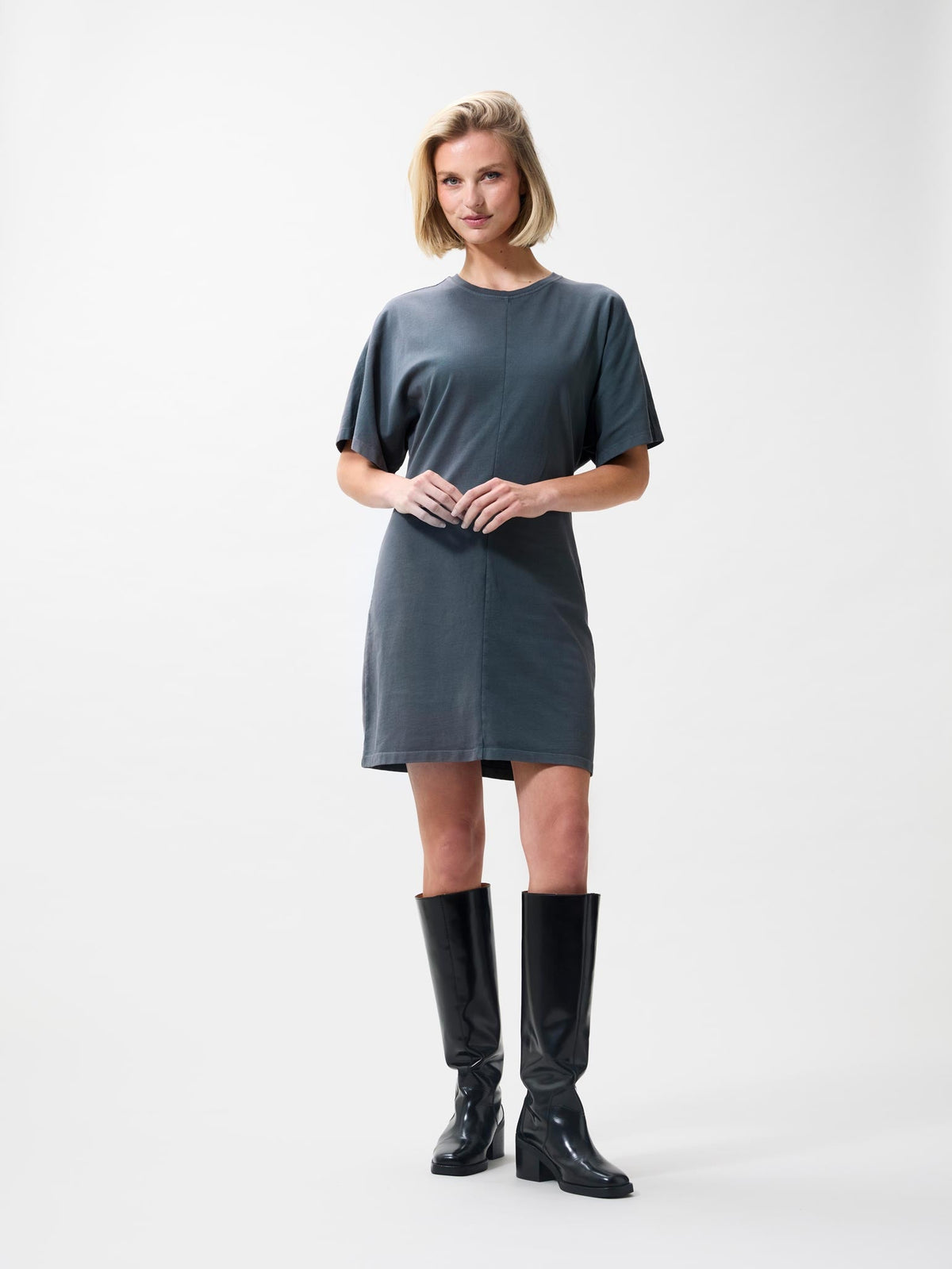 Catwalk Junkie T-shirt Dress Dark Grey