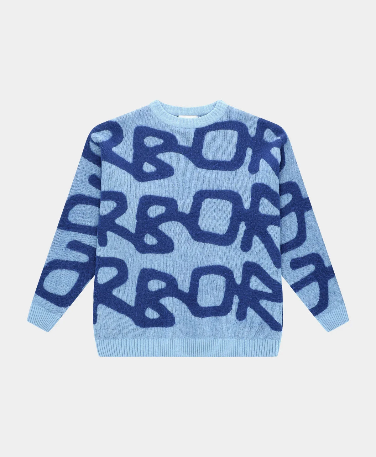 Big Logo Arbor Alpaca Knit Blue