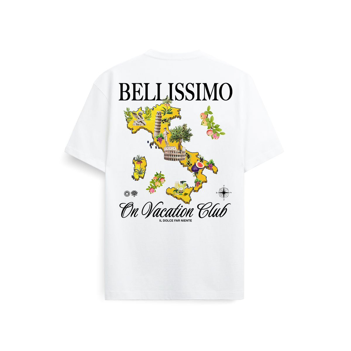 On Vacation Postcard Italia T-shirt