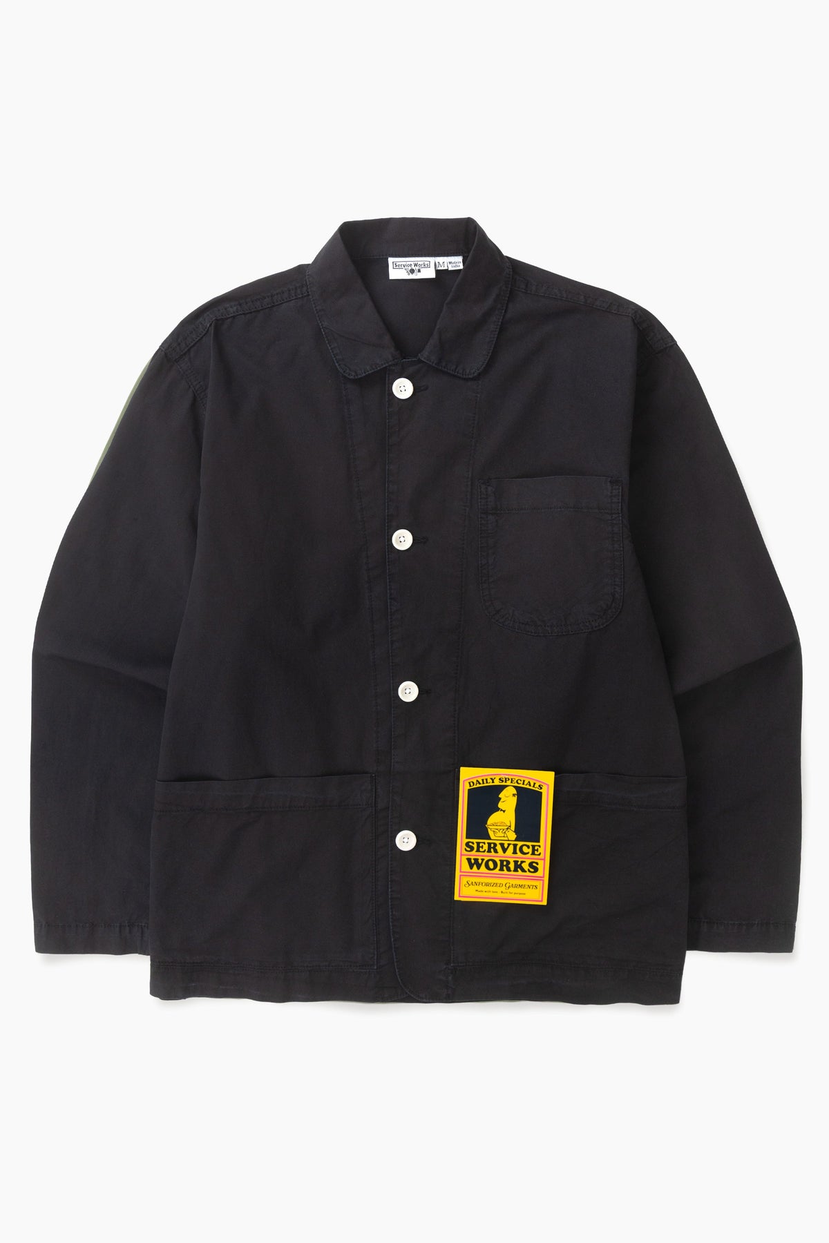 Service Works Tech Twill Easy Chef Shirt - Black 