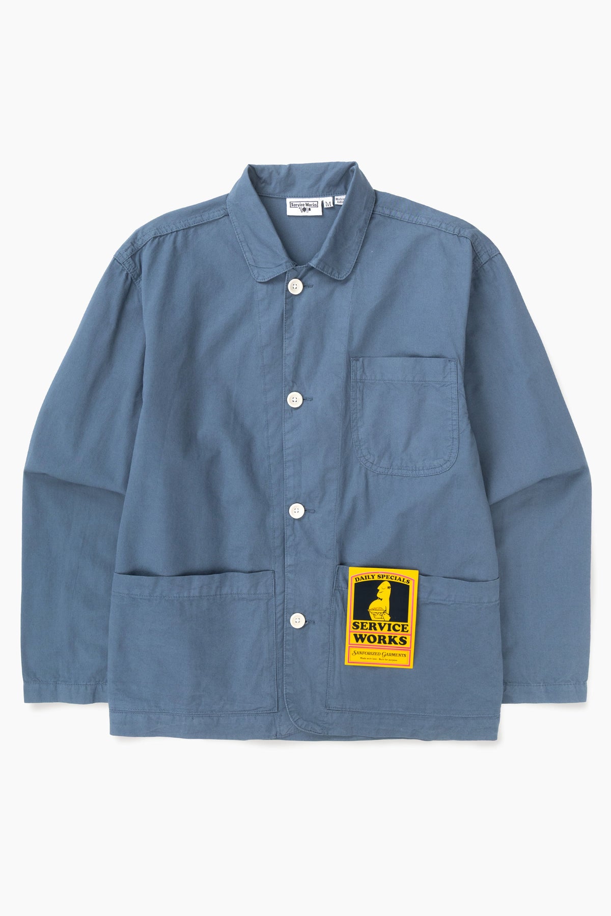 Service Works Tech Twill Easy Chef Shirt - Slate 