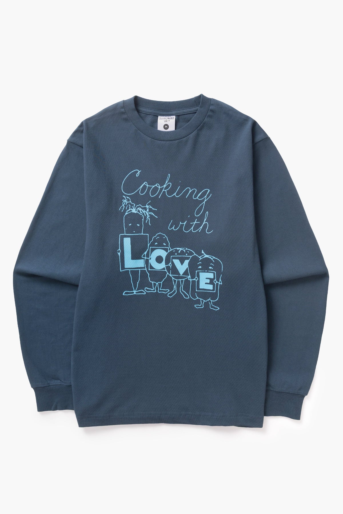 Service Works L O V E Long Sleeve Tee - Midnight 