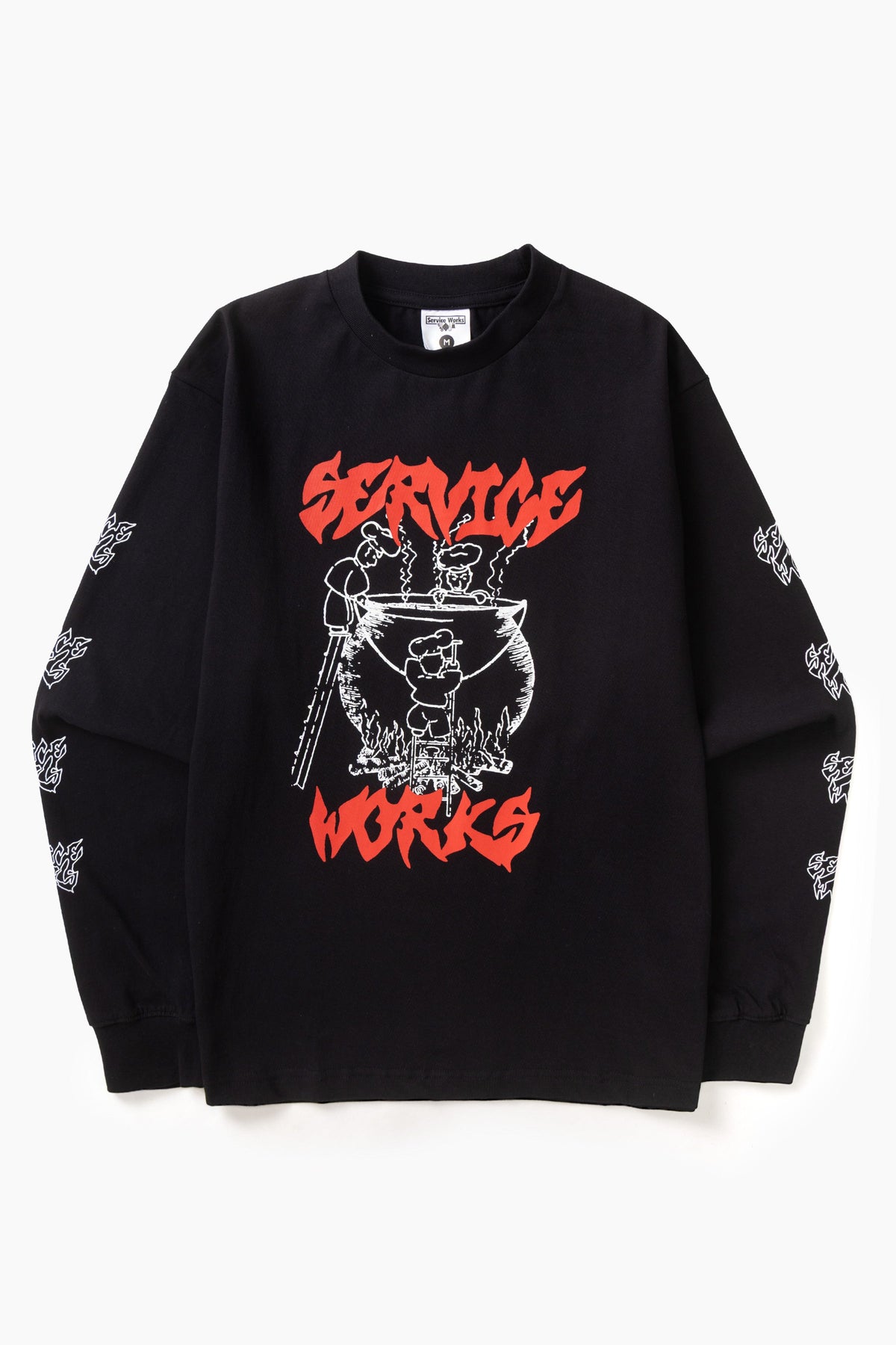 Service Works Boiling Point Long Sleeve Tee - Black 