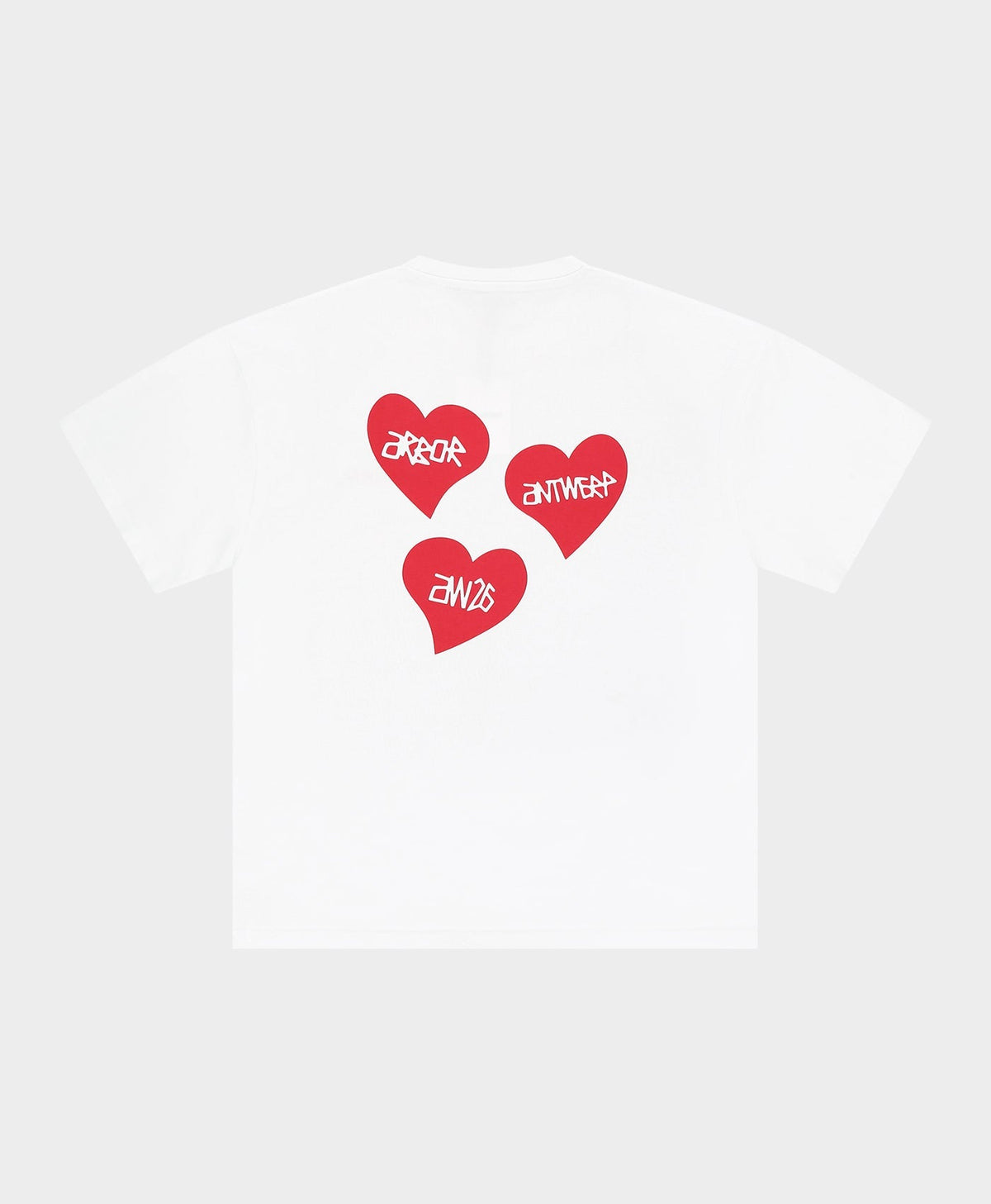 Triple Love T-shirt Red
