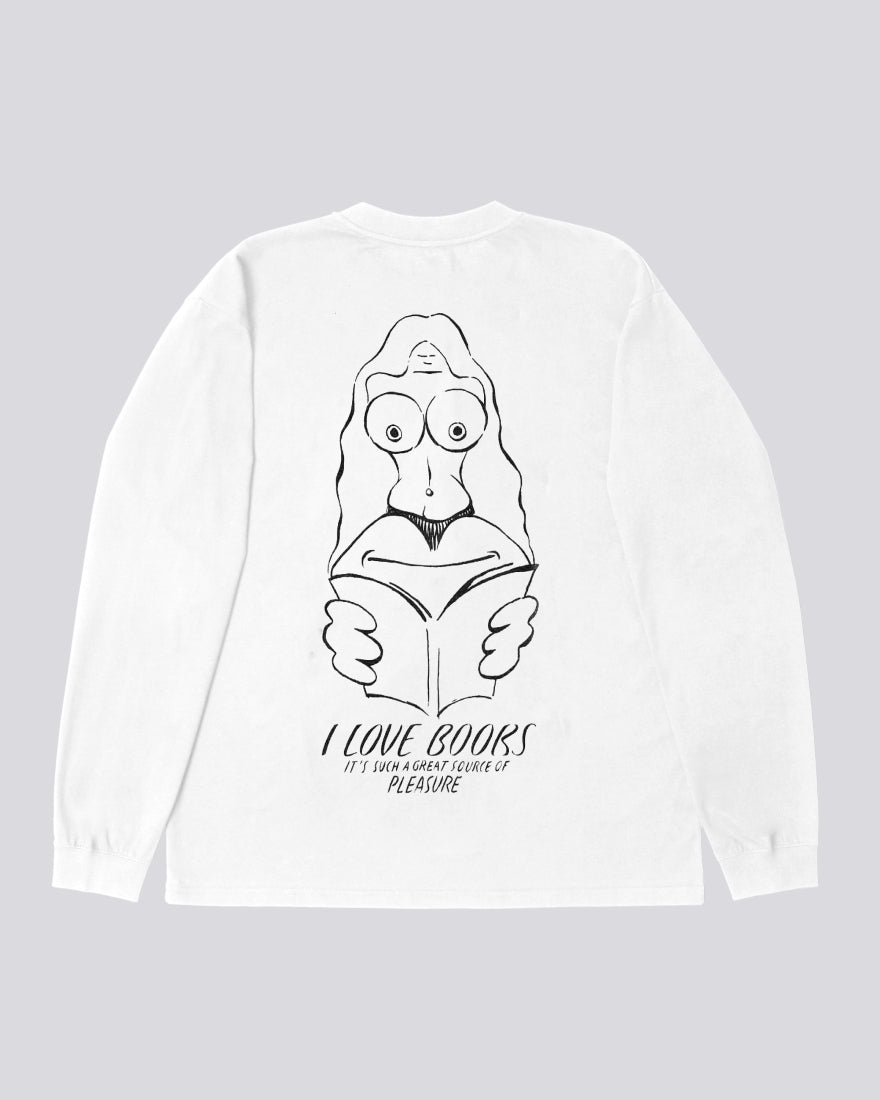 EDWIN I Love Books T-Shirt LS